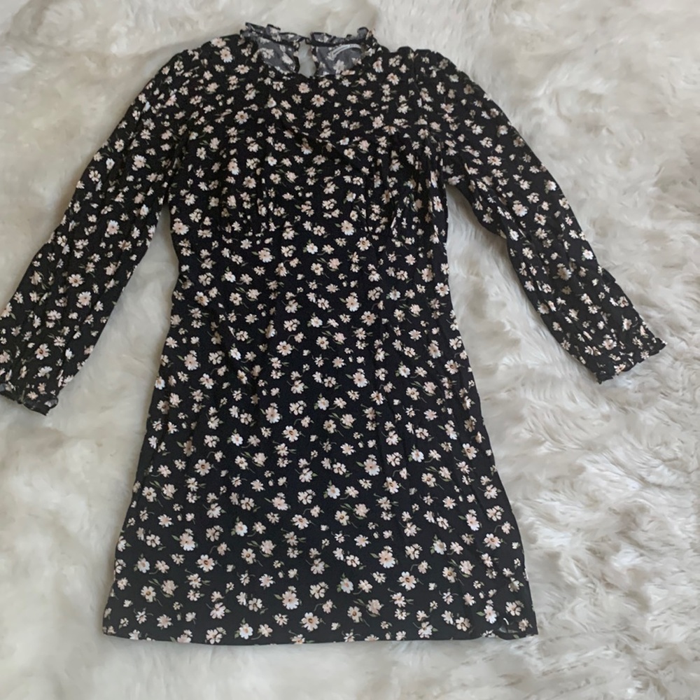 Long sleeve floral dress